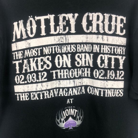 Motley Crue Concert Band T-Shirt XL - Picture 6 of 8